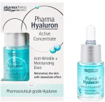 Pharma Hyaluron (Hyaluron) Сыворотка для лица активный гиалурон + увлажнение Pharmatheiss Cosmetics Active Concentrate Anti-wrinkle + Moisturizing Elixir - фото N3