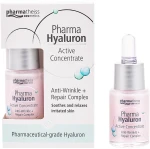 Pharma Hyaluron (Hyaluron) Сироватка для обличчя "Активний гіалурон + відновлення" Pharmatheiss Cosmetics Active Concentrate Anti-wrinkle + Repair Complex - фото N3