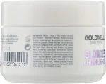 Маска для інтенсивного догляду за 60 секунд - Goldwell Dualsenses Blondes&Highlights 60sec Mask, 200 мл - фото N2