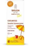 Weleda Солнцезащитный детский крем для чувствительной кожи Edelweiss Baby&Kids Sun SPF 50 - фото N2