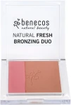 Benecos Natural Fresh Bronzing Duo Румяна-бронзер для лица