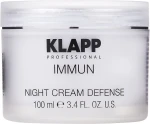 Klapp Крем для интенсивного ночного ухода Immun Night Cream Defense - фото N3