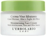 L’Erbolario Увлажняющий крем с цмином и алоэ Crema Viso Idratante all'Elicriso e all' Aloe