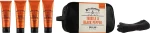 Scottish Fine Soaps Дорожній набір для чоловіків Men's Grooming Thistle&Black Pepper Travel Bag (sh/gel/75ml + f/wash/75ml + a/sh/balm/75ml + b/scr/75ml + towel + bag) - фото N2