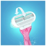 Одноразовые бритвенные станки для чувствительной кожи - Gillette Venus Sensitive, 3шт - фото N4