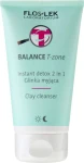 Floslek Детокс-засіб 2 в 1 з глиною для очищення обличчя Balance T-Zone Instant Detox 2in1 Clay Cleanser