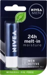 Nivea Бальзам для губ MEN Active Care SPF 15