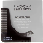 Barburys Гребінь для розчісування бороди Barberang Beard Shaping Comb - фото N2