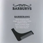 Barburys Гребінь для розчісування бороди Barberang Beard Shaping Comb - фото N3