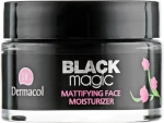 Dermacol Крем-гель для лица с матирующим эффектом Black Magic Mattifying Face Moisturizer Active Charcoal - фото N2