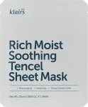 Klairs Зволожувальна тканинна маска Rich Moist Soothing Tencel Sheet Mask