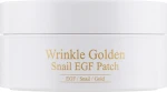 The Skin House Гидрогелевые патчи под глаза с золотом и муцином Wrinkle Golden Snail EGF Patch - фото N2