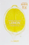 The Saem Тканинна маска для обличчя з лимоном Natural Lemon Mask Sheet