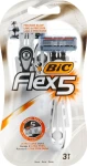 BIC Мужской станок для бритья "Flex 5", 3 шт.