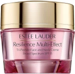 Estee Lauder Денний ліфтинговий крем для сухої шкіри обличчя та шиї Resilience Multi-Effect Face Creme SPF 15