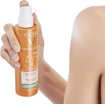 Vichy Сонцезахисний водостійкий спрей з гіалуроновою кислотою, SPF 50+ Capital Soleil Beach Protect Anti-Dehydration Spray SPF 50 - фото N3