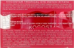 Kocostar Гидрогелевые патчи для глаз "Тропические фрукты, Питахайа" Tropical Eye Patch Pitaya - фото N5