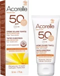 Acorelle Сонцезахисний крем для обличчя з ефектом тонування Nature Sun Cream SPF50 - фото N2