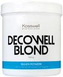 Kosswell Professional Осветляющий порошок, голубой Decowell Blond - фото N3