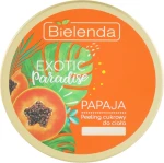 Bielenda Відновлювальний цукровий скраб для тіла "Папайя" Exotic Paradise Regenerating Body Scrub Papaja