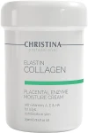 Christina Зволожувальний крем з плацентою, ензимами, колагеном і еластином для жирної та комбінованої шкіри Elastin Collagen With Vitamins A, E & HA Moisture Cream - фото N2