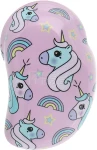 Tangle Teezer Расческа для волос, бледно-розовая The Original Mini Children Unicorn - фото N2