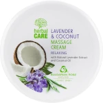 Bulgarian Rose Массажный крем с релаксирующим эффектом Herbal Care Lavender & Cococnut Massage Cream