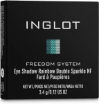 Inglot Freedom System Eye Shadow Rainbow Double Sparkle Потрійні тіні для повік - фото N2