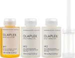 OLAPLEX Дорожній набір для захисту волосся при фарбуванні Traveling Stylist Kit (cons/100ml + cons/2x100ml) - фото N2