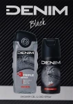 DENIM Black Набор (sh/gel/250ml + deo/150ml)