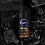 Nivea Дезодорант кульковий для чоловіків MEN Deep Black Carbon Espresso Anti-Perspirant - фото N4