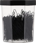 Lussoni Шпильки прямые для волос, черные, 4.5 см Hair Pins Black