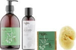 Najel Набор (liquid/soap/500ml + soap/200g + sponge/1pcs + water/200ml) - фото N2