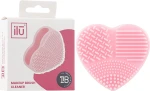 Ilu Очищувач пензлів "Сердечко", рожевий Brush Cleaner Pink - фото N2