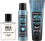 Dermacol Набор Men Agent Gentleman Touch I(after/shave/lotion/100ml + sh/gel/250ml + deo/spray/150ml) - фото N2