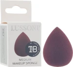 Lussoni Спонж для макияжа средний, бордовый Raindrop Medium Makeup Sponge - фото N2
