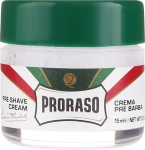 Proraso Крем до бритья с экстрактом эвкалипта и ментола Green Line Pre-Shaving Cream (мини)