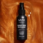 NYX Professional Makeup Radiant Finish Setting Spray Long Lasting Фиксатор для макияжа с эффектом сияния - фото N3