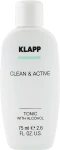 Klapp Тонік для обличчя Clean & Active Tonic with Alcohol