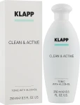 Klapp Тоник для лица Clean & Active Tonic with Alcohol - фото N4