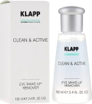 Klapp Clean & Active Eye Make-up Remover Средство для снятия макияжа с глаз