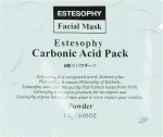 Estesophy Маска для карбокситерапії обличчя Carbonic Acid Pack Platina