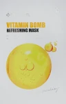 Тонизирующая тканевая маска - Medi peel Vitamin Bomb Refreshing Mask, 10x25 мл - фото N3