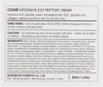 Coxir Інтенсивний антивіковий крем пептидний Intensive EGF Peptide Cream - фото N3