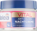 Balea Восстанавливающий ночной крем c аргановым маслом для лица Vital Nachtcreme - фото N3