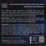 Dead Sea Collection Нічний крем проти старіння з колагеном і мінералами Мертвого моря Anti Aging Formula Collagen Night Cream - фото N3