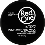 RedOne Воск для волос на водной основе Red One Aqua Hair Gel Wax Full Force Black