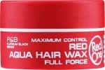 RedOne Воск для волос на водной основе Aqua Hair Gel Wax Full Force Red - фото N3