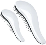 KayPro Набор щеток для волос Dtangler Miraculous Silver (brush/2pcs) - фото N3