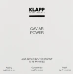 Klapp Набор Caviar Power Treatment (peel/6g + f/conc/3,5ml + f/mask/10ml)
